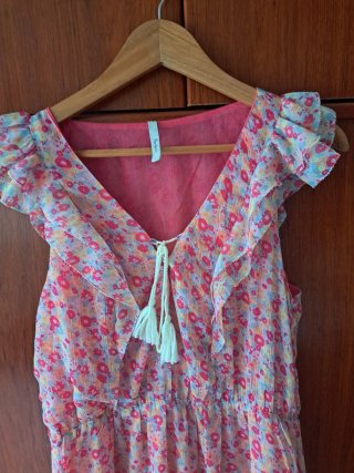 Vestido Pepe Jeans rosa floral