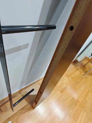 Estante Wengue 190x26x5