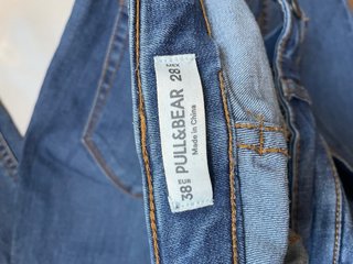Pantalón vaquero Pull&Bear azul