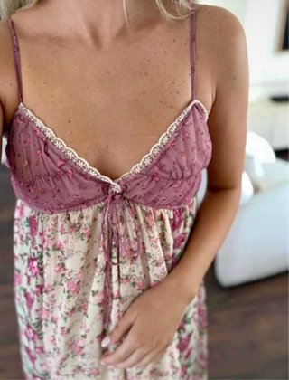 Abito midi stampato floreale Zara