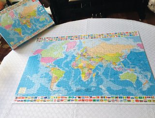 Puzzle Mapa Mundi 1500 Piezas Educa