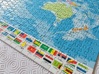 Puzzle Mapa Mundi 1500 Piezas Educa