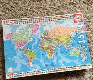 Puzzle Mapa Mundi 1500 Piezas Educa