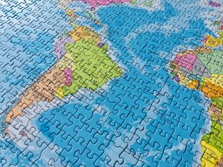 Puzzle Mapa Mundi 1500 Piezas Educa