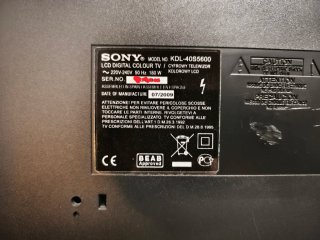 Lote Sony TV + DVD