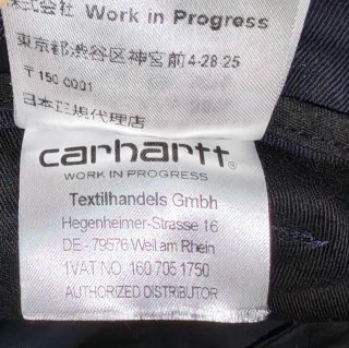 Pantalón corto Carhartt WIP negro original