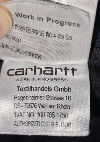 Pantalón corto Carhartt WIP negro original