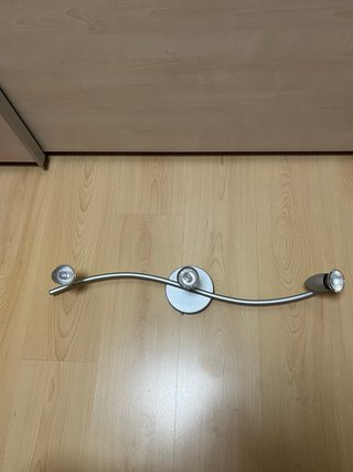 Lámpara de techo gris 3 focos
