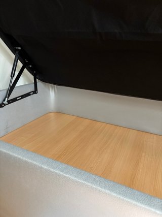 Canapé 90x190 con gran almacenaje