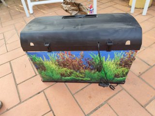 Acuario completo con accesorios