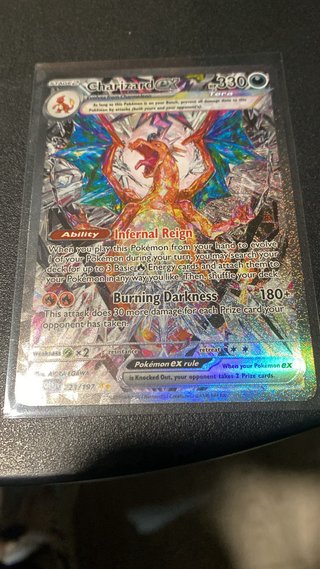 Charizard EX 223/197 Obsidian Flames Eng