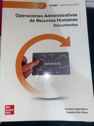 Operaciones Administrativas de Recursos Humanos