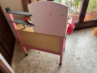 Cocinita de juguete Janod rosa