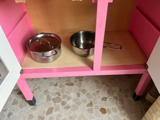 Cocinita de juguete Janod rosa