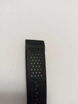 Cinturino Tag Heuer nero con fibbia