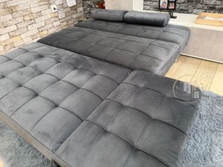Nuevo sofa cama chaise longue - gris
