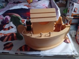 Arca di Noè in legno vintage 25pz