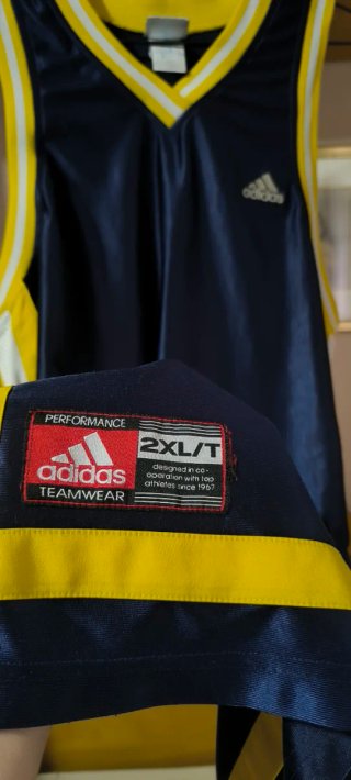 Camiseta Adidas Baloncesto Talla XXL hombre azul