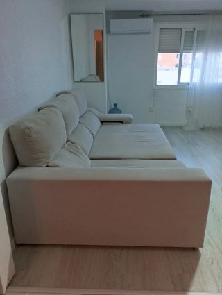 Sofá Chaiselongue Cama Beige Capuchino