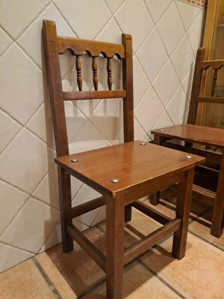 Sillas Castellanas Madera. 6 unidades