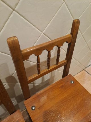 Sillas Castellanas Madera. 6 unidades