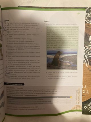Libros Biología y Geo. 4 ESO, catalán Anaya, O.M.