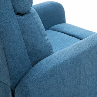 Poltrona Relax Reclinabile Manuale con Poggiapiedi