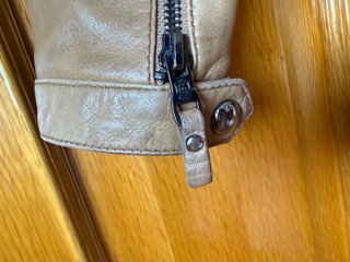 Cazadora Piel Mujer Massimo Dutti Marrón