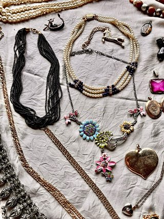 Lote Artículos de Bisutería Vintage