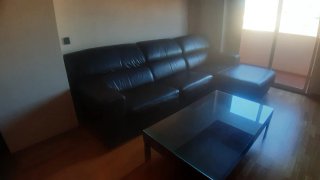 Cama 150x200 Cuero Marrón/Negro Muebles de salon