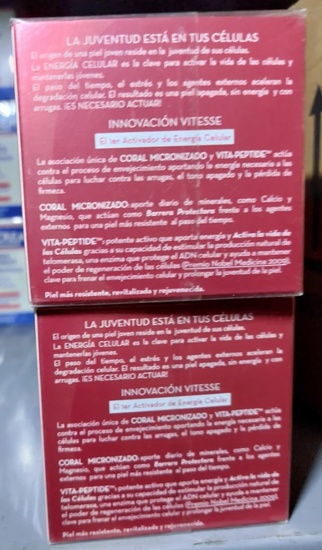Crema de día Vitesse Excellent Coral NUEVA