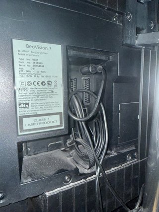 Televisor Bang & Olufsen BeoVision 7 Negro/Plata