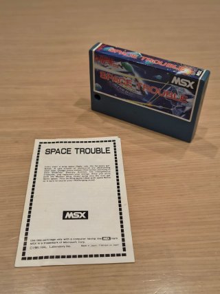 Juego Space Trouble MSX Cartucho HAL Lab