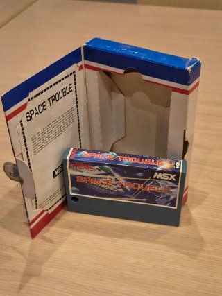 Juego Space Trouble MSX Cartucho HAL Lab