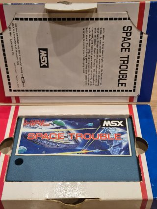 Juego Space Trouble MSX Cartucho HAL Lab