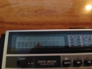 Calculadora Casio PB-110 Data Bank Computer