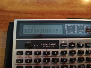 Calculadora Casio PB-110 Data Bank Computer