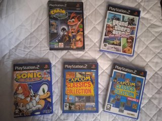 Juegos PS2: Crash, GTA, Sonic, Capcom Classics