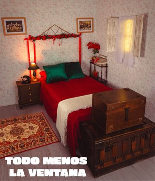 Escenario Navidad Película Sólo en Casa
