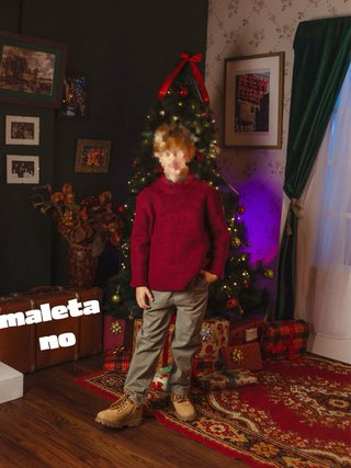 Escenario Navidad Película Sólo en Casa