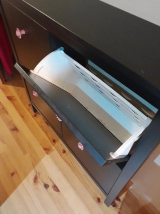 Zapatero Gullaberg Negro ikea mueble