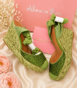 Cuñas Alma en Pena Verdes Brillantes