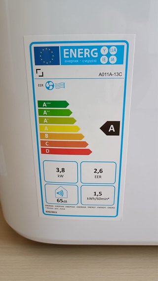 Aire Acondicionado Portátil Blanco