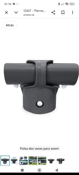 Estructura metálica  de la piscina  última  frame