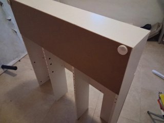 Cabezal cama 90 madera blanca