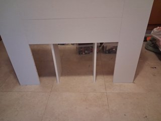 Cabezal cama 90 madera blanca