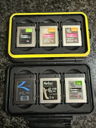 CFexpress Tipo B 1TB y 512GB