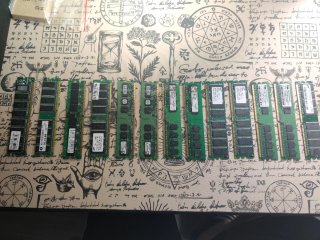 Lote 5 Memorias RAM DDR PC3200 y DDR2