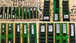 Lote 5 Memorias RAM DDR PC3200 y DDR2