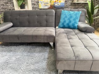 Sofá Cama Chaise Longue Gris Nuevo